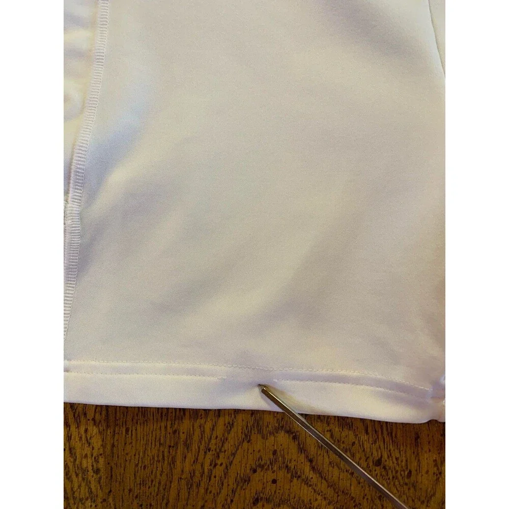 Adidas Tennis Skirt Skort Pickleball White Sz Large Climalite Athletic